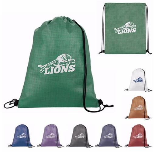  Non-Woven Shimmer Drawstring Backpacks | Promotional Products